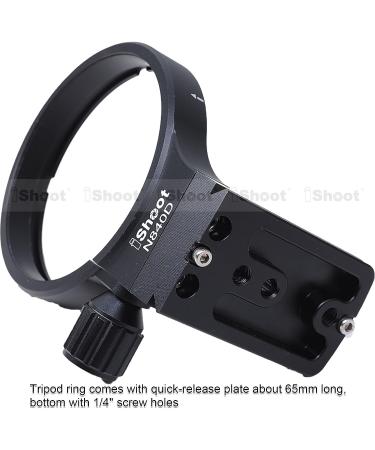 iShoot Lens Support Collar for Nikon AF 80-400mm & 300mm - Quick Release Plate Included - Buy Online on GoSupps.com