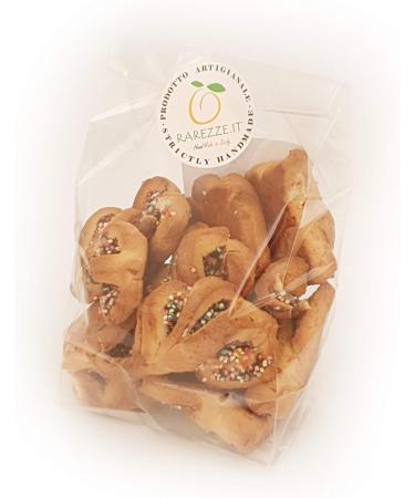 RAREZZE - BUCCELLATI famous Sicilian fig biscuits (400gr.). RAREZZE: straight from Sicily by an old Sicilian artisan pastry shop - Buy Online on GoSupps.com