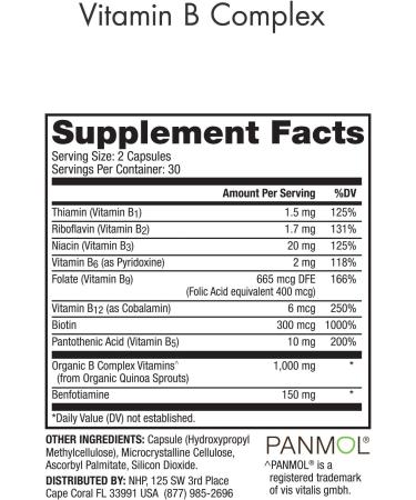 Dr. Mercola Vitamin B Complex with Benfotiamine â€“ 60 Capsules for Energy & Wellness - Buy Online on GoSupps.com
