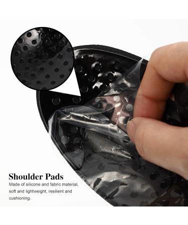 Non-Slip Silicone Shoulder Pads - 4 Pairs Invisible Enhancers | Shoulder Push-Up Pads 13x8x2.5cm for Comfort & Support - Buy Online on GoSupps.com