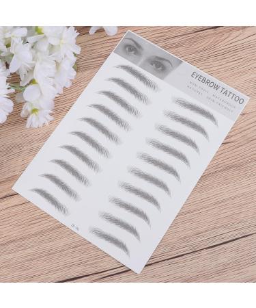  Mikinona Mikinona 2 Pieces Transfers Transfer Eyebrow Girls Makeup Layout Artificial Imitation Men Girl Sticker Nature Eyebrow Grooming Natural Posted - Buy Online on GoSupps.com
