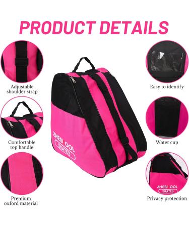 Glaitc Inline Pocket Roller Shoes Bag - Adjustable Skating Carrier for Adults & Kids - Pink Ski Shoe Backpack - Buy Online on GoSupps.com