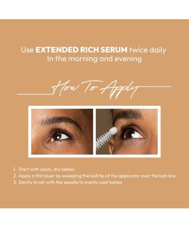 VLuxe Extended Intensive Eyelash Serum - Thicker & Fuller Lashes with Capixyl & Lakesis - International Shipping Available - Buy Online on GoSupps.com