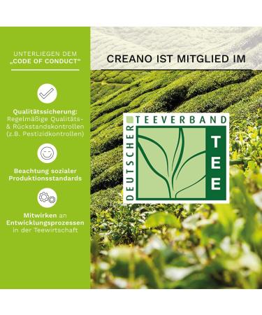 Creano 6 Teablumen Gift Box - Premium Green Tea Variety in Elegant Magnetic Box | 4 Types of Tealinis | Perfect Gift Idea - Buy Online on GoSupps.com