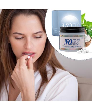 Solid Toothpaste Toothpaste Tablets Toothpaste Tablets Chewable Mouthwash Tablets Natural Paste Natural Glass Without Fluoride Environmentally Friendly Travel Friendly (2 Pieces) - Buy Online on GoSupps.com