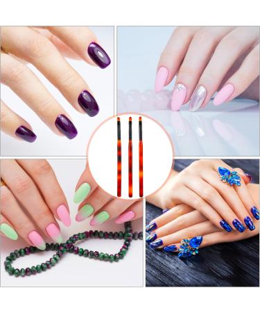 Cobee Nail Art Clean Up Brushes - 3 Pcs Professional Brush Set for Manicure Mistakes - Buy Online on GoSupps.com