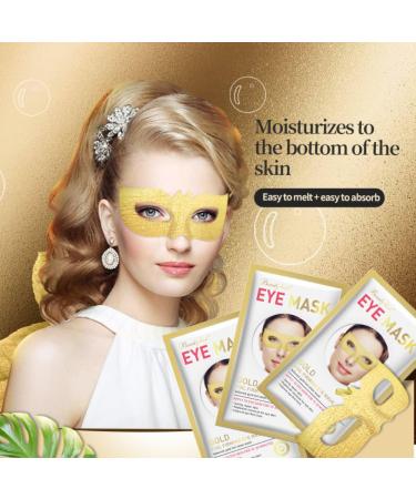 Buy 24K Gold Eye Masks for Puffy Eyes & Dark Circles | Anti-Wrinkle Treatment | Revitalize & Refresh Your Skin - International Shipping - Buy Online on GoSupps.com