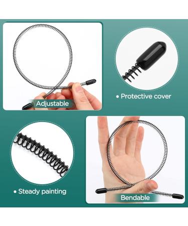 PAFUWEI 3 Pack Metal Headbands for Men and Women - Black Metal Head Band Set for Unisex Hair - Nonslip Elastic Hair Accessories - Buy Online on GoSupps.com