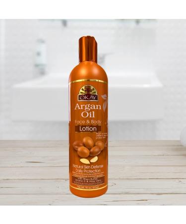  OKAY OKAY Pure Naturals Aragan Oil Face & Body Lotion 475g 0.45kg - Buy Online on GoSupps.com