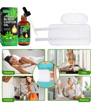 Jamaican Black Castor Oil 120ML Massage Oil for Aromatherapy 100% Pure Natural Cold Pressed Organic Castor Oil Stimulate Growth for Hair Eyelashes Eyebrows Skin Moisturizer & Hair Oil and Body Oil - Buy Online on GoSupps.com