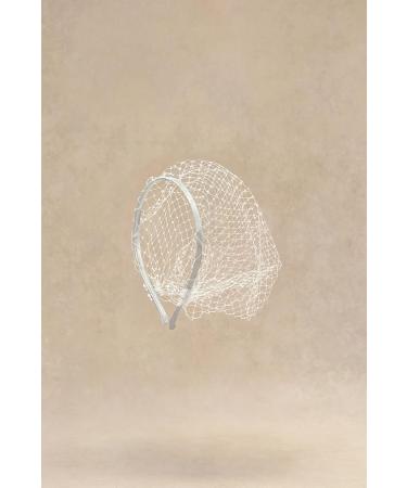 Babeyond Women's Elegant Fascinator Veil Headband | 1920s Style Cocktail Party & Halloween Accessory | White - Buy Online on GoSupps.com