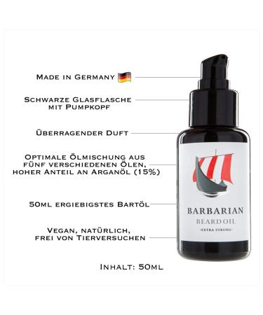 Mr. Burtons Barbarian Beard Care Set - Premium Beard Oil Balm & Shampoo - Perfect Grooming for All Beards - Ship Worldwide - Buy Online on GoSupps.com