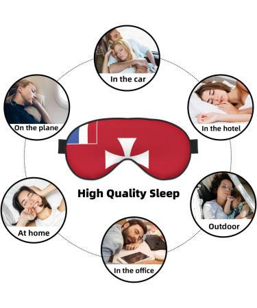 Flag of Wallis and Futuna Islands Soft Eye Mask - Comfortable Light Blocking Sleep Mask for Side Sleepers - Buy Online on GoSupps.com