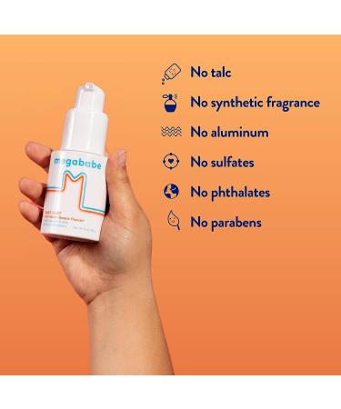 Megababe Bust Dust - Talc-Free Sweat Absorbing Body Powder | 3 oz (With Applicator Pump) - Buy Online on GoSupps.com