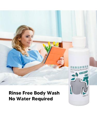 Shanrya Waterless Body Wash Homemade Waterless Moisturizing Body Bath for Hospital Patients 120ml - Buy Online on GoSupps.com