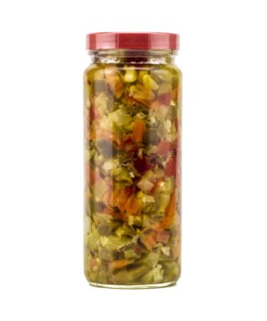 Marconi Mild Giardiniera 16oz (Pack of 2) - Delicious Italian Pickled Vegetables - Buy Online on GoSupps.com