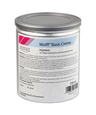 Wolff base cream half -fat 700 ml