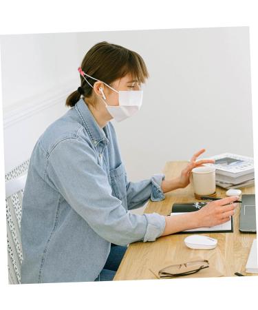 Magiclulu 10 pc Masking Hooks & Lanyard | Mask Holder Ear Protector Tape & Earrings Buckle | Pink - Buy Online on GoSupps.com