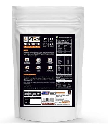Asitis Nutrition AS-IT-is Atom Whey Protein 1kg - Labdoor Certified Double Rich Chocolate 27g Protein Digestive Enzymes International Shipping - Buy Online on GoSupps.com