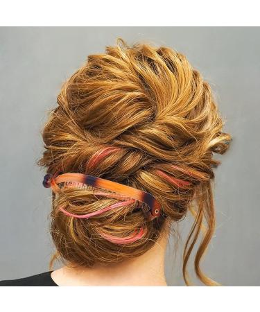 Sibba 9-Piece French Banana Clips and Fishtail Hair Comb Set - Multicolor Hair Styling Accessories for Women and Girls - Buy Online on GoSupps.com