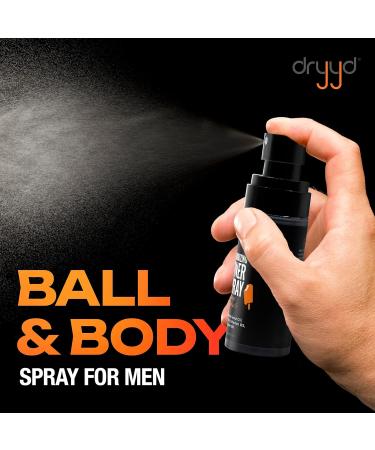 Deodorizing Toner Spray for Balls Aluminum Free Cooling Toner Ball Spray - Mens Groin Care - Ball Deodorant for Men with Tree Oil Vitamin B5 and Jojoba Oil - Orange Creamsicle Scent - Buy Online on GoSupps.com