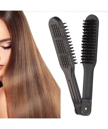Hair Straightener Brush Styling Brush Ergonomic Handle for Fast Drying Styling with High Temperature Resistance Hair Straightener Brush - Buy Online on GoSupps.com