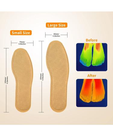 Heated Insoles Foot Warmer | 10 Pairs, Air Activated, Odorless | Long Lasting Feet Warmers Up to 8 Hours | Men 7.5-10.5, Women 9-12 - Buy Online on GoSupps.com