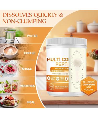 NATURE TARGET Multi-Collagen-Peptides-Powder for Joint Support Hydrolyzed Collagen for Women Men with MSM + GC Type I II III V X Collagen for Skin Hair & Nail Non-GMO 35 Servings - Buy Online on GoSupps.com