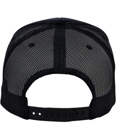 Lycycse Smile Face Trucker Hat - Retro Mesh Baseball Cap with Smile Patch - Neon High Crown Y2K Hat for Men and Women - Black - Buy Online on GoSupps.com