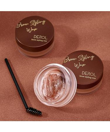3 Eyebrow wax Transparent Long Lasting Natural Eyebrow Wax Waterproof Eyebrow Makeup Balm Pomade Cosmetics Freeze Pomade for Eyebrow Lamination Fanelod 3 Pcs Transparent - Buy Online on GoSupps.com