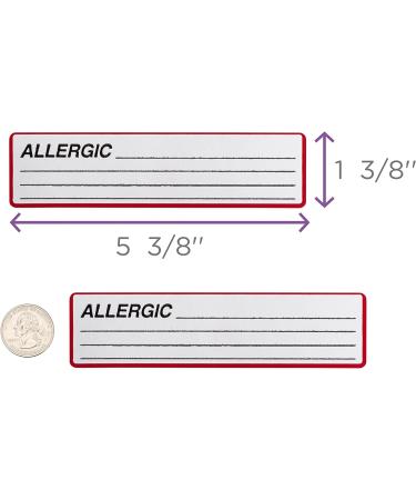 Carstens Medical Stickers - Allergic Alert & Instruction Labels (Roll of 200) - Buy Online on GoSupps.com