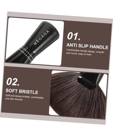 Housoutil Makeup Highlighter Facial Tools Pro Tools Duster for Women Face Tools Bronzer Neck Fan Make up Highlighter Blush Makeup Brush Highlighters Multi- Mineral Powder Miss 20x4x16cm Coffee - Buy Online on GoSupps.com