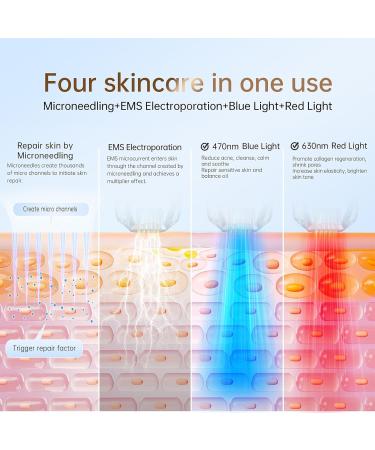 Professional Microneedling Bio Pen Q2 All-in-1 Beauty Tool with Micro Needles EMS Electroporation & LED Therapy Wireless Electric Micro Needle Pen with Touch Screen Included 5 Replacement Tips - Buy Online on GoSupps.com