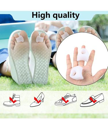12PC Toe Spreader Gel - Silicone Toe Separator for Overlapping Toes Pressure Relief for Running Hiking & Yoga - Buy Online on GoSupps.com