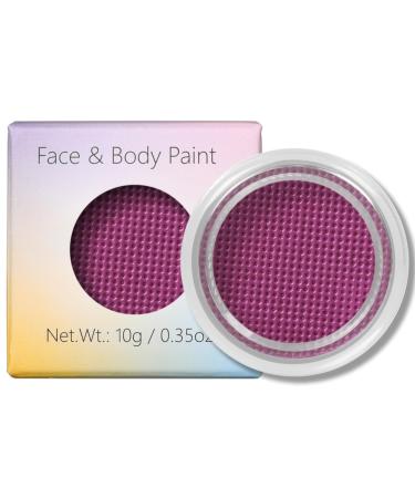 Face and Body Painting Water Activated Non-Toxic Washable Shimmery SFX Face Paint for Halloween Skeleton Skull Clown Special Effects Costume Cosplay & Parties (0.35 oz. Violet) 0.35 Ounce Violet