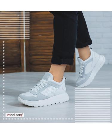 Medipaq Gel Ankle Support Socks - Foot and Ankle Support for Men and Women - Plantar Fasciitis, Achilles Tendon, Ligament Damage Relief - Buy Online on GoSupps.com