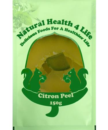 Natural Health 4 Life Cake Baking Ingredients Candied Citron Peel 150 g in Bag (1 Bag) 150g
