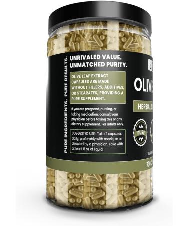 Pure Original Olive Leaf Extract Capsules - 730 Count | Lab Verified, No Fillers | 100% Natural Ingredients - Buy Online on GoSupps.com