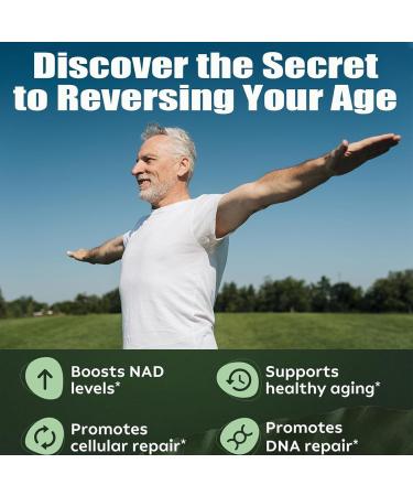 NAD+ Supplement - Liposomal Nicotinamide Riboside - NAD Supplement with Nicotinamide Riboside for Anti-Aging Energy Focus - 80 Capsules - Buy Online on GoSupps.com