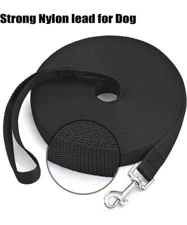 Long Line Dog Lead 50m Mainiusi Long Dog Training Lead Extra Long Dog Training Lead Long Leash for Dogs Training Lead for Dogs 50m Long Dog Lead for Walking Training Tracking Obedience (50m Black) - Buy Online on GoSupps.com