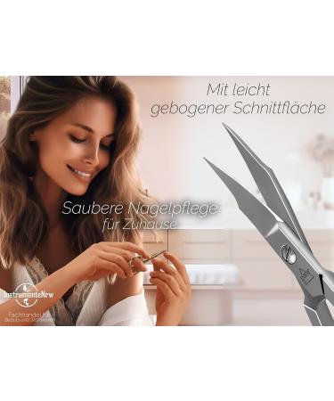 Extra Sharp Stainless Steel Nail Scissors - Rust-Free Manicure & Pedicure Tools for Men & Women - Buy Online on GoSupps.com