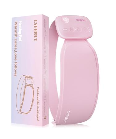 Portable period heating belts with 3 heat levels and massage modes heat pillows to relieve menstrual complaints back shoulder and leg pain gifts for girls and women