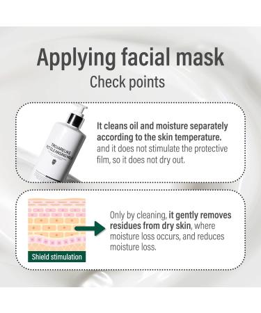 TROIAREUKE PIT Cleansing Milk - Deep Hydrating Facial Cleanser for All Skin Types - Korean Aesthetic Skin Care - 10.14 fl oz - Buy Online on GoSupps.com