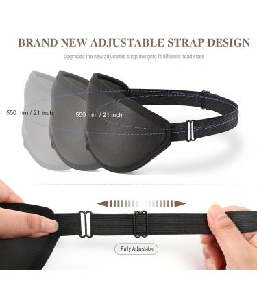 Shop 3D Sleep Mask for Side Sleepers - 100% Light Blocking Soft & Breathable Eye Cover for Men & Women - International Shipping Available - Buy Online on GoSupps.com