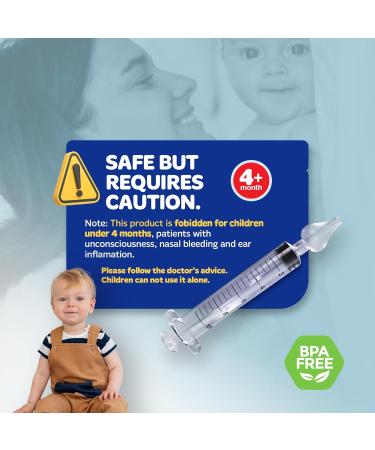 Portum Baby Nasal Douche - 2 Pack 10ml Reusable Nose Cleaner for Children | Portable Nasal Rinsing & Safe Comfortable Cleaning - Buy Online on GoSupps.com