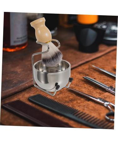 Beavorty Male Shaving Brush Set - Luxury Wood & Metal Shaving Supplies with Stand | Perfect for Grooming & Bartbriding - Buy Online on GoSupps.com
