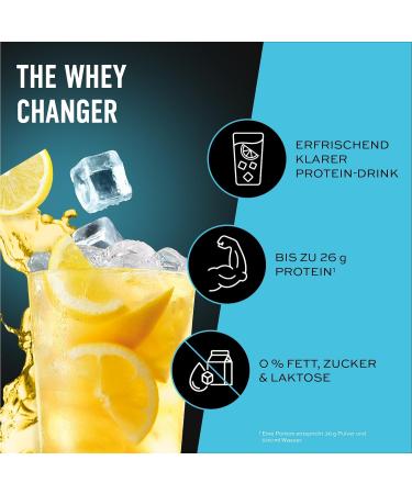 ESN Isoclear Whey Isolate Protein Powder - Lemon Iced Tea 2 kg | Fruity & Delicious Clear Whey Tested Quality - Made in Germany - Buy Online on GoSupps.com