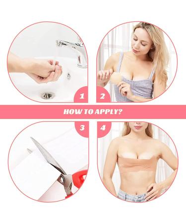 Boobytape: Breast Lift Tape for A-E Cup Sizes - Complexion | Large Breast Lift Tape - Buy Online on GoSupps.com