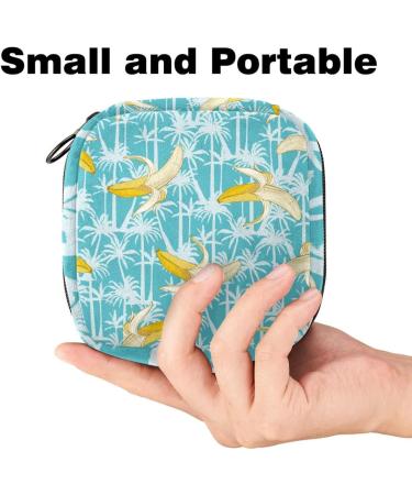 Flamenco Summer Pattern Menstrual Cup Bag | Large Multi-Color Storage for Period Inserts Tampons & Panty Liners - Shop Now! - Buy Online on GoSupps.com