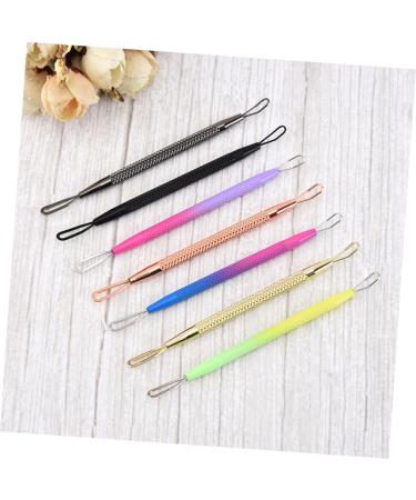Beavorty Remove Blackheads 7pcs Double-headed Extrusion Ring Nose Cleaner Removers Beauty Needles Double Head Blackhead Removal - Buy Online on GoSupps.com
